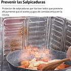 Protector Antisalpicaduras De Aceite Cocina Set 5 Piezas 4