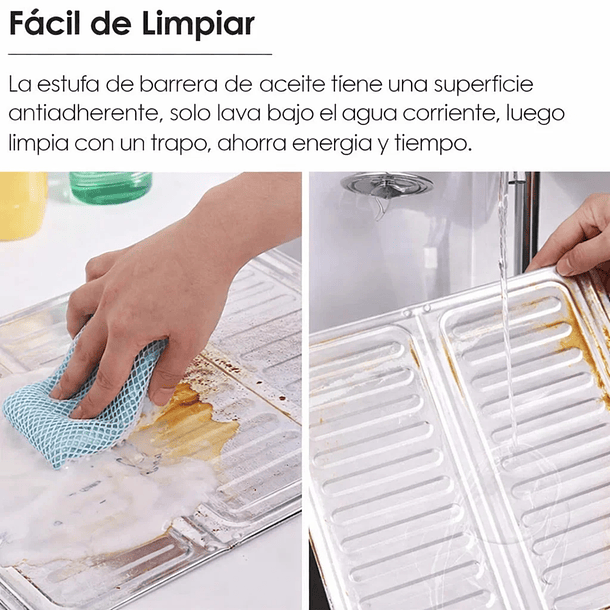 Protector Antisalpicaduras De Aceite Cocina Set 5 Piezas 5