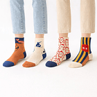 Calcetines Serie Monet: Estilo Pintura Al Óleo Set De Regalo 2