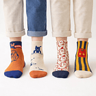 Calcetines Serie Monet: Estilo Pintura Al Óleo Set De Regalo 3