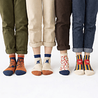 Calcetines Serie Monet: Estilo Pintura Al Óleo Set De Regalo 4