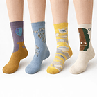 Calcetines Serie Monet: Estilo Pintura Al Óleo Set De Regalo 6
