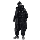 Gabardina Cortavientos Estilo Urbano Con Capucha 1