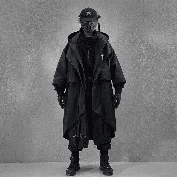 Gabardina Cortavientos Estilo Urbano Con Capucha 5