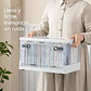 Organizador Apilable Plegable Con Tapas Oficina - Miniatura 4