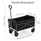 Carro De Carga Plegable Todo Terreno Para Camping Y Playa 5
