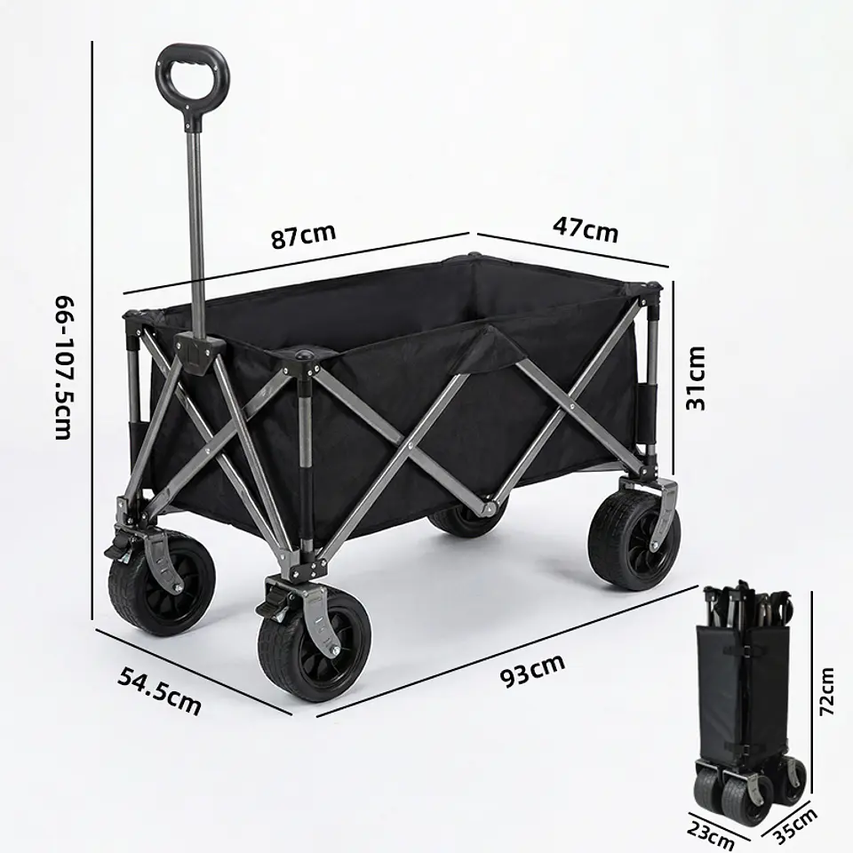Carro De Carga Plegable Todo Terreno Para Camping Y Playa 5