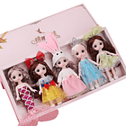 6 Mini Muñecas Para Niñas Articuladas Y Con Ropa 5