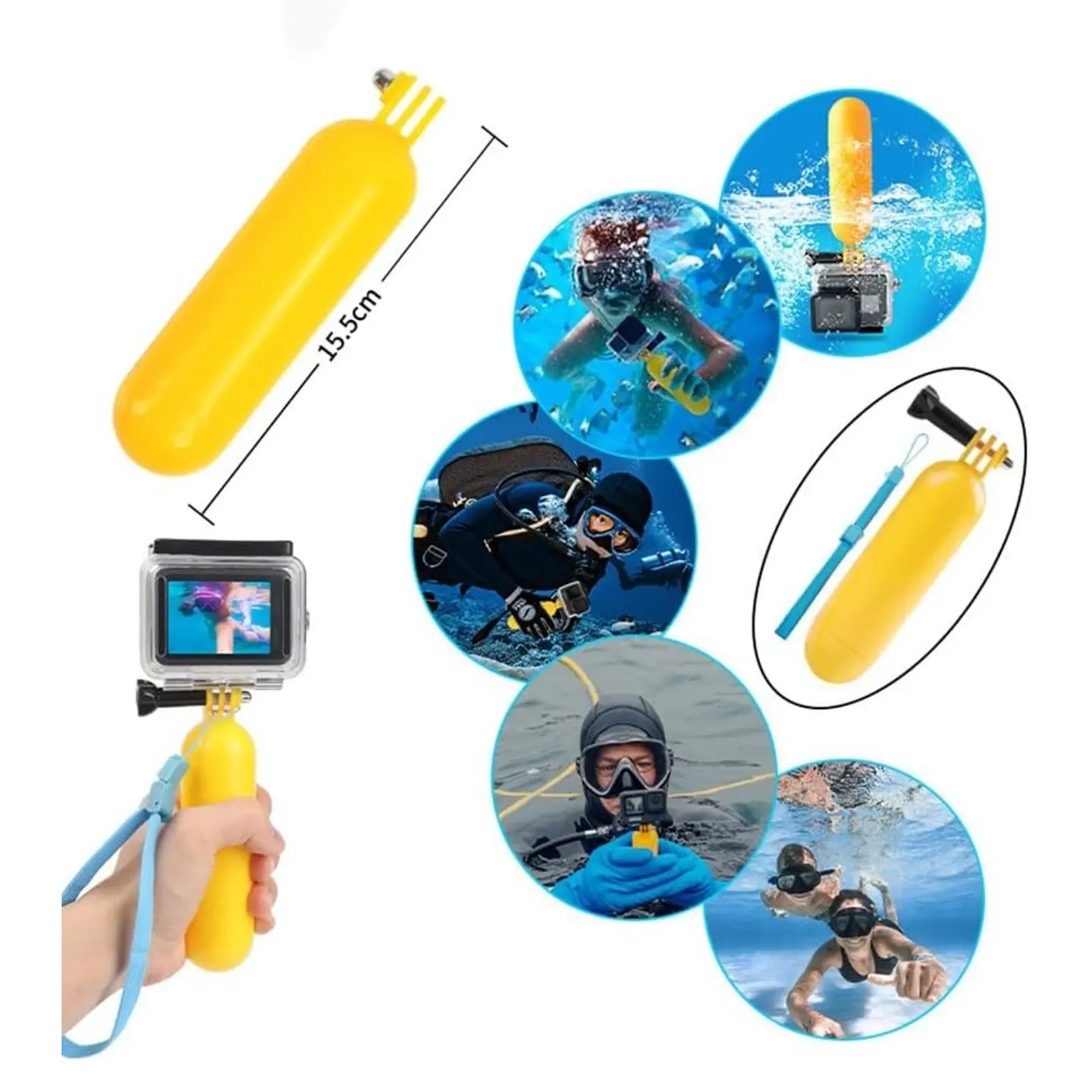 Kit 84 En 1 Accesorios Para Cámaras Deportivas Con Maleta 8
