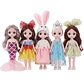 5 Mini Muñecas Para Niñas Articuladas Y Con Ropa - Miniatura 6