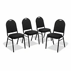 Pack 4 Sillas De Eventos Varios Hotel Restaurante Acolchada  (Recondicionado) 3