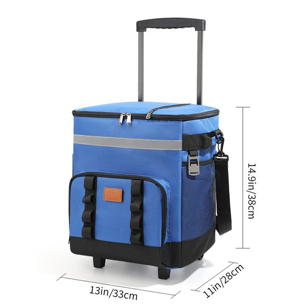 Bolso Cooler Portátil Con Ruedas Térmico Para Picnic 2