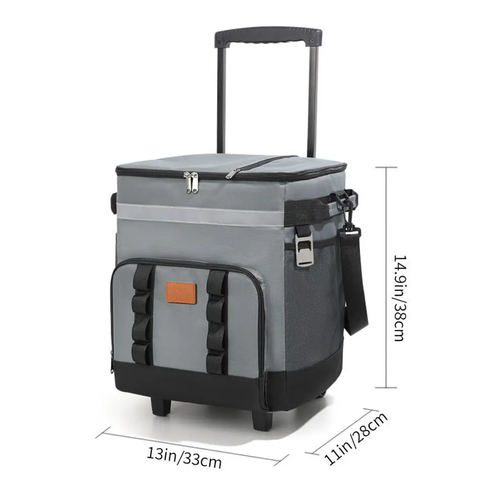 Bolso Cooler Portátil Con Ruedas Térmico Para Picnic 6