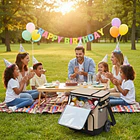 Bolso Cooler Portátil Con Ruedas Térmico Para Picnic 15