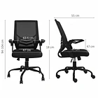 Silla de Oficina Ejecutiva Giratoria Minimalista Ajustable (Reacondicionado) 3