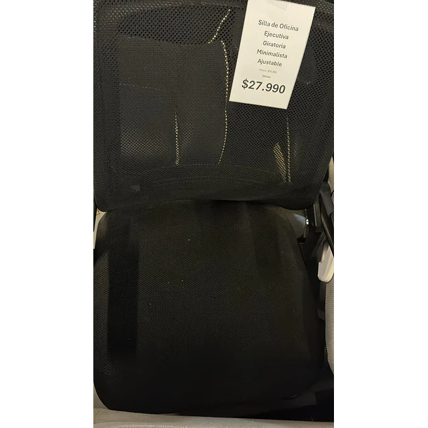 Silla de Oficina Ejecutiva Giratoria Minimalista Ajustable (Reacondicionado) 6