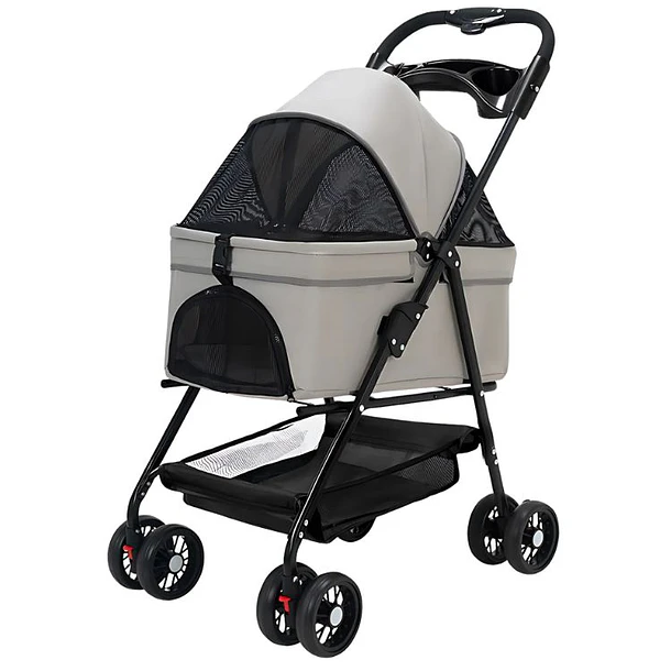 Coche Para Mascotas Raza Pequeña Plegable 20kg (Reacondicionado) 2