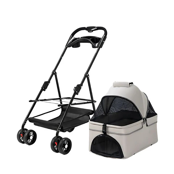 Coche Para Mascotas Raza Pequeña Plegable 20kg (Reacondicionado) 3