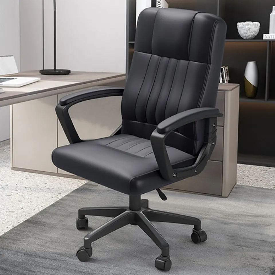 Silla 360 De Oficina U Hogar Ejecutivo Giratoria (Reacondicionado) 4