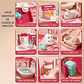 Casa De Muñecas Magnética De Conejitos Regalo Niñas - Miniatura 4