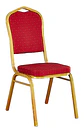 Silla Tapizada Apilable Eventos, Fiestas, Conferencias Y Mas (Reacondicionado) - Miniatura 3