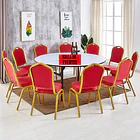 Silla Tapizada Apilable Eventos, Fiestas, Conferencias Y Mas (Reacondicionado) 6