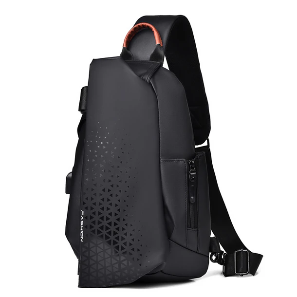 Mochila Cruzada Multiuso Bolso De Hombro Con USB 1