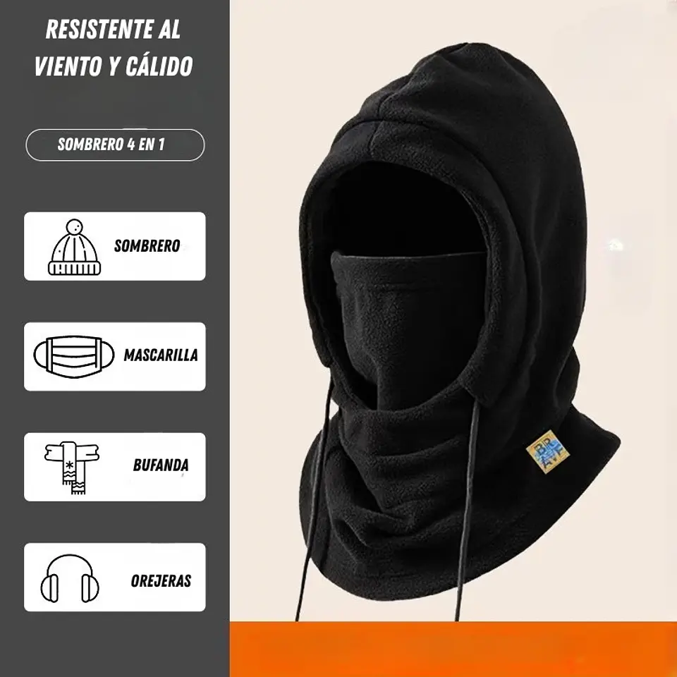 Pasamontañas Balaclava Gorro Mascara Polar Deportes Invierno 3