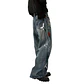 Pantalón Grunge Cargo Unisex Estética Urbana De Pista - Miniatura 3