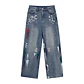 Pantalón Grunge Cargo Unisex Estética Urbana De Pista - Miniatura 4