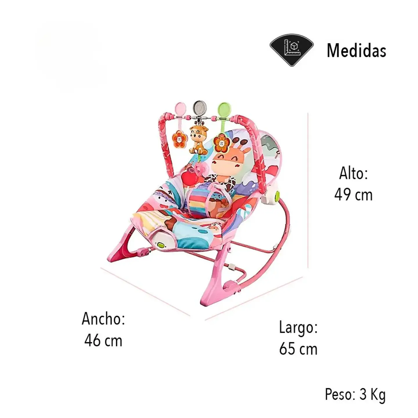 Mecedora Multifuncional Ergonómica Para Recién Nacidos 3