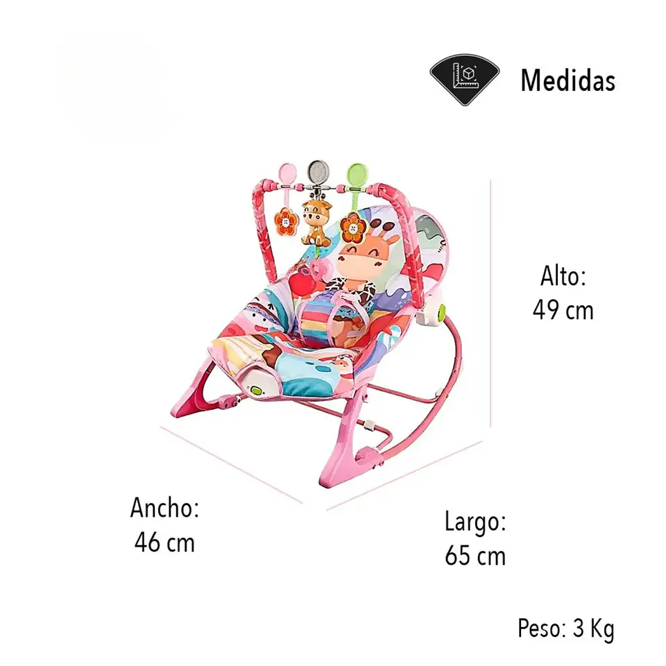Mecedora Multifuncional Ergonómica Para Recién Nacidos 3