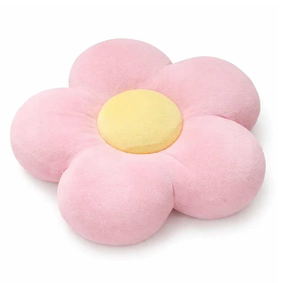 Cojín De Suelo Diseño Flor De Felpa Suave Y Estético 10