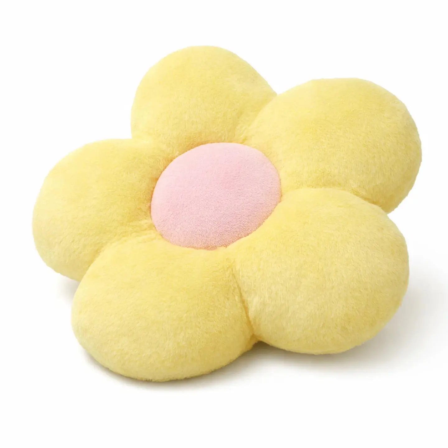 Cojín De Suelo Diseño Flor De Felpa Suave Y Estético 14