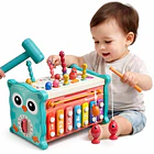 Juguete Montessori Búho: Xilófono Y Pesca Magnética Bebé 1