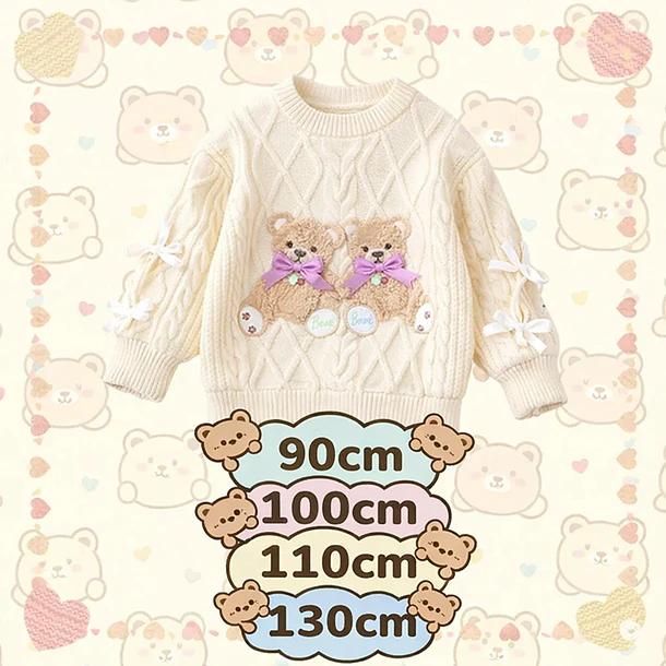 Sudadera De Osito Peluche Suave Para Mujer Y Jovencitas 4