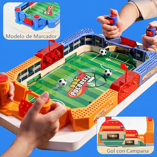 Mini Futbolín De Mesa Para Niños Juego De Fútbol Y Pinball 5