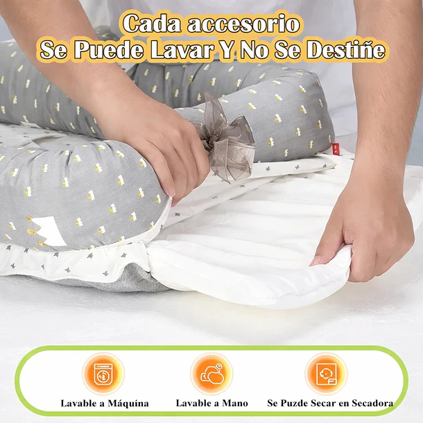 Cuna De Viaje Tipo Nido Para Recién Nacido 6