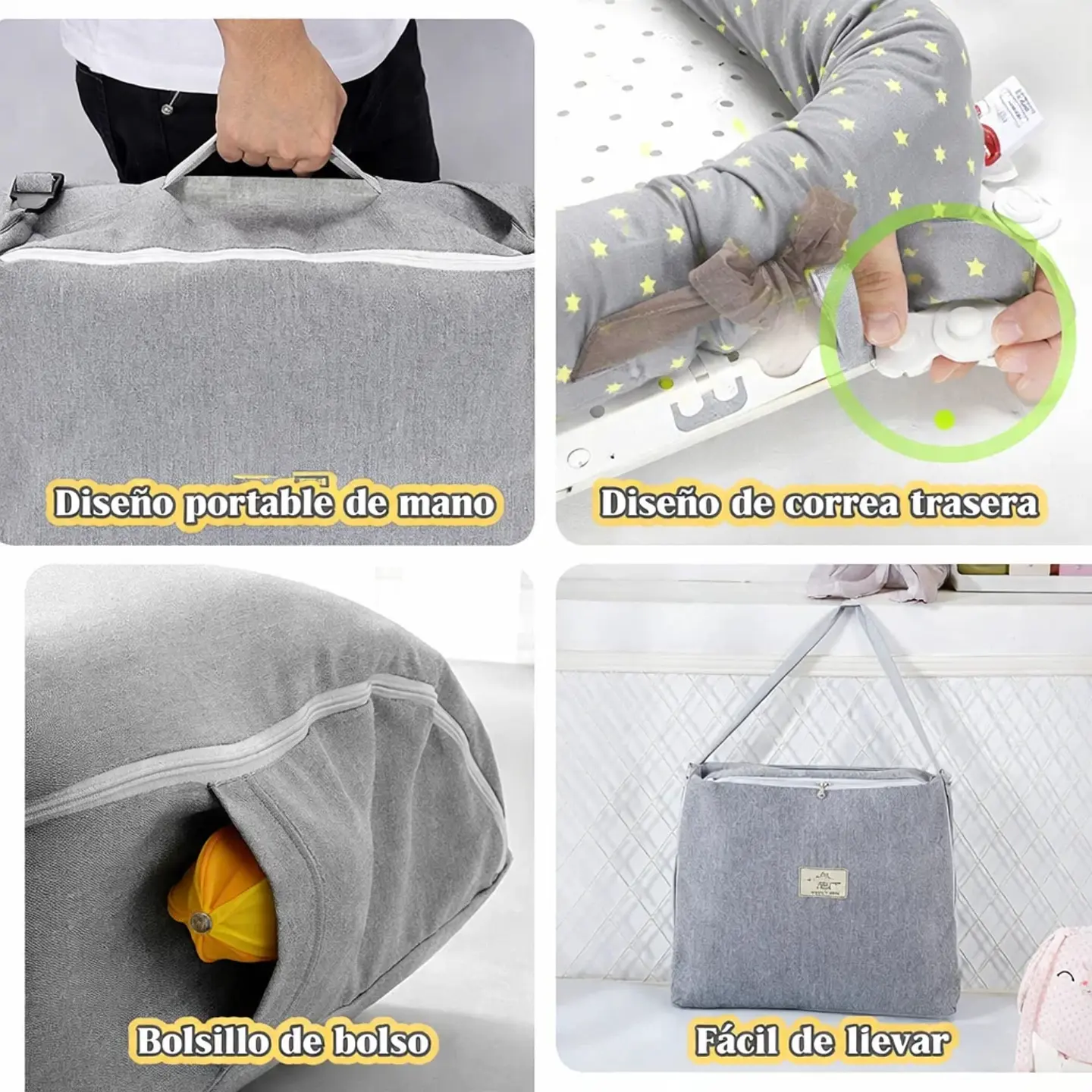 Cuna De Viaje Tipo Nido Para Recién Nacido 12