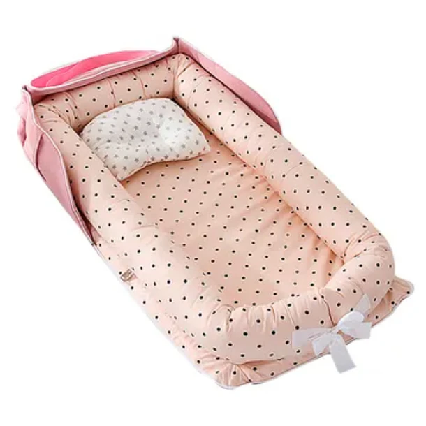 Cuna De Viaje Tipo Nido Para Recién Nacido 8