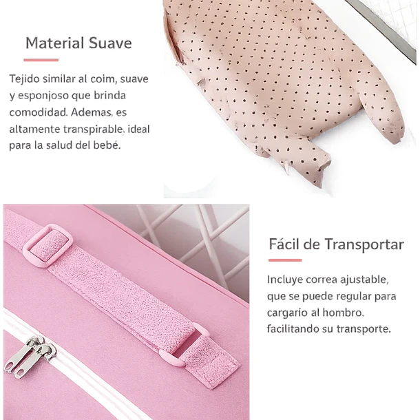Cuna De Viaje Tipo Nido Para Recién Nacido 9