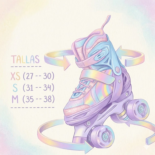 Roller Skates Infantiles Ajustables De Alta Resistencia 2