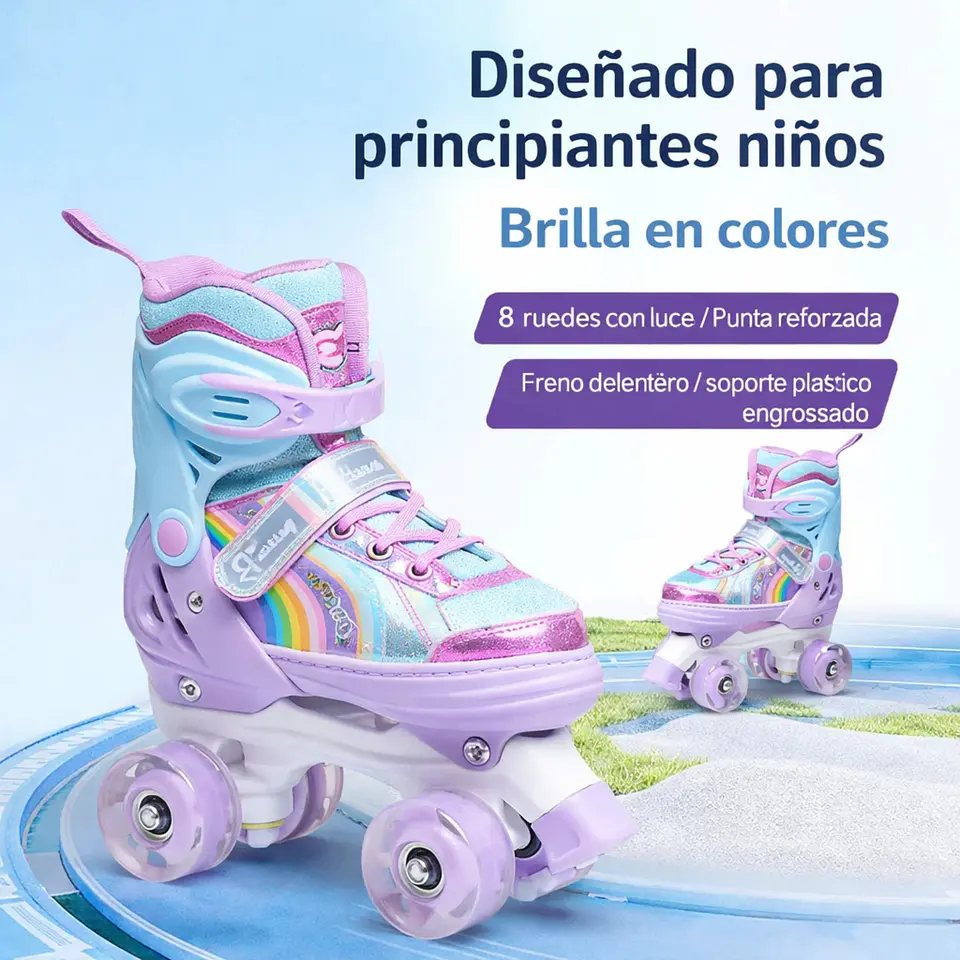 Patines Infantiles Ajustables De Alta Resistencia 5