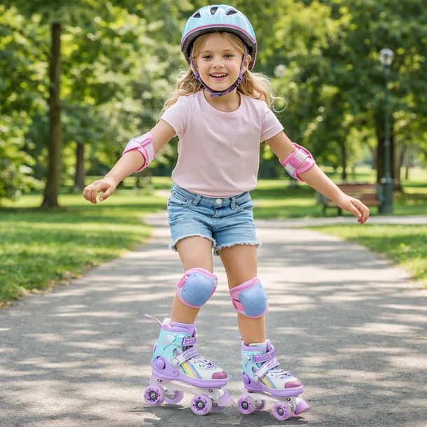 Roller Skates Infantiles Ajustables De Alta Resistencia 6