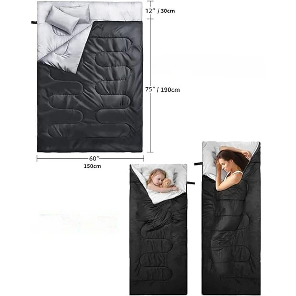 Bolsa Dormir Ligera para Adultos Cálida y Compacta Camping 2