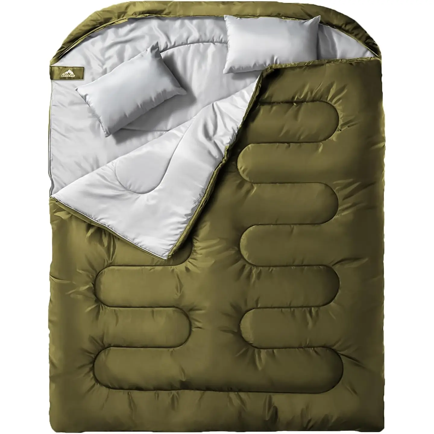 Bolsa Dormir Ligera para Adultos Cálida y Compacta Camping 4