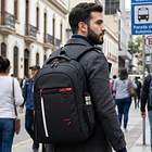 Mochila Casual Viajes Urbana Unisex Impermeable 3