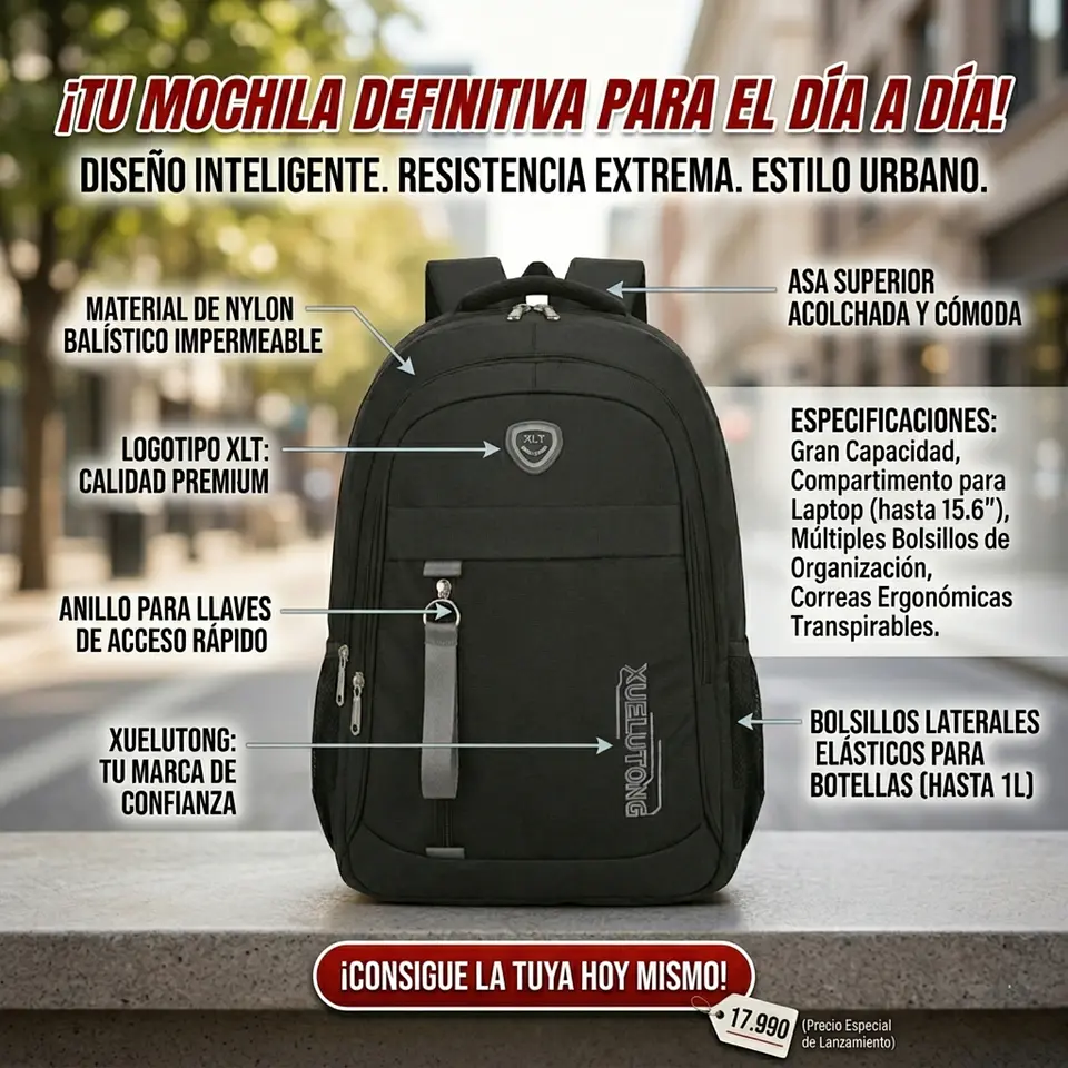 Mochila Escolar Ergonómica Para Niños Gran Capacidad 10