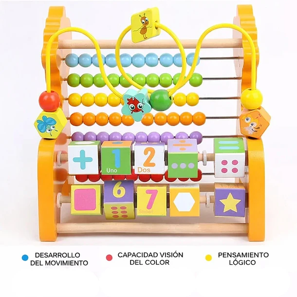 Ábaco De Madera Educativo Montessori 3