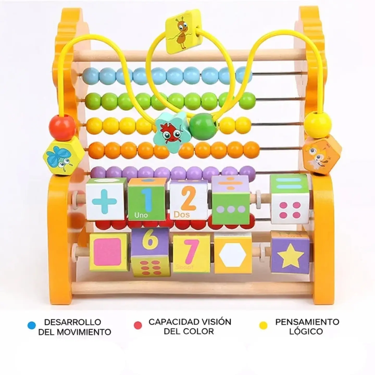 Ábaco De Madera Educativo Montessori 3